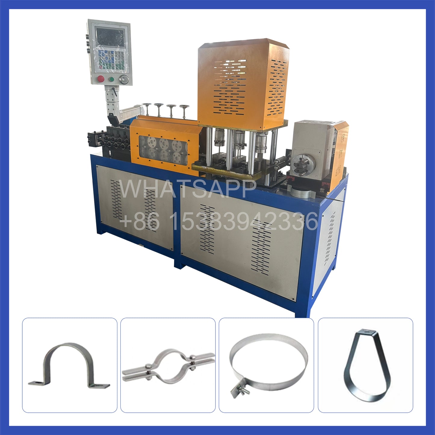 CNC 50*5 type pipe clamping machine