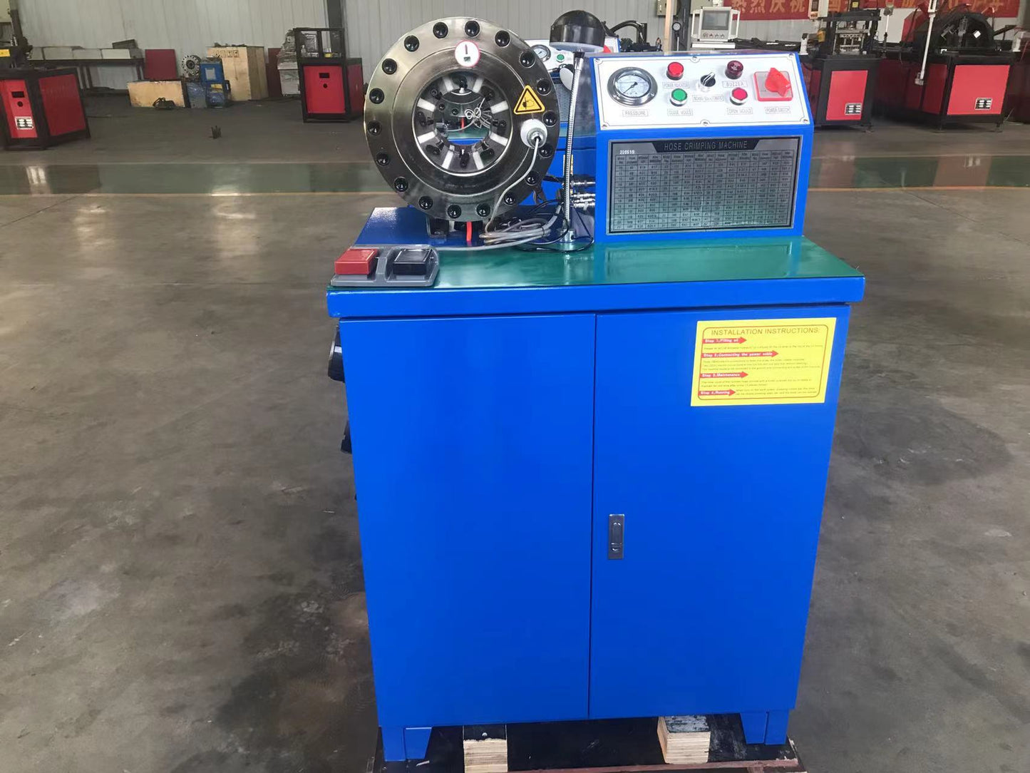 hydraulic hose pipe crimping machine